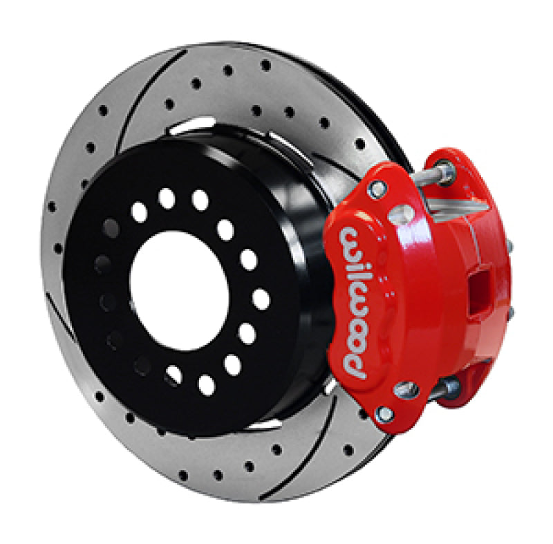 Wilwood Dynapro Low-Profile 11.00in P-Brake Kit Dust Seal 2.36in Offset - Drilled Red Secondary image
