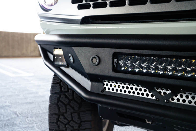 DV8 Offroad 21-22 Ford Bronco Competition Series Front Bumper with skid plate