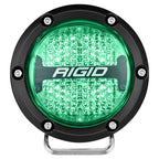 Rigid Industries 360-Series 4in LED Off-Road Diffused Beam - RGBW Backlight (Pair) for offroad lighting and electrical.