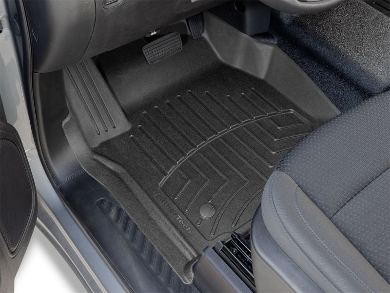 WeatherTech 19-26 Chevrolet Silverado 1st Row Front FloorLiner HP for Vinyl Floors - Black Secondary image