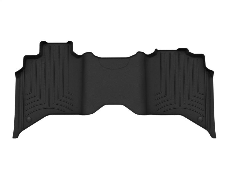 WeatherTech 2019+ Dodge RAM Truck 2500/3500 Crew Cab Rear FloorLiner HP - Black Main image