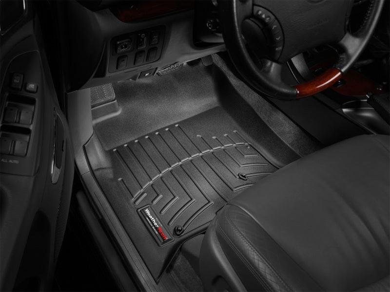 WeatherTech 03-06 Lexus GX470 Front FloorLiner - Black installed