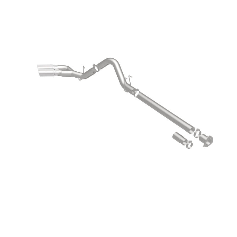 MagnaFlow 08-17 Ford F-250/F-350/F-450 4.6L/6.7 DPF-Back SS 4in Dual Single Passenger Side Rear Exit exhaust system parts