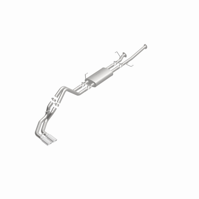 MagnaFlow 14 Toyota Tundra V8 4.6L/5.7L Stainless C/b Exhaust Dual same side pass. rear tire.