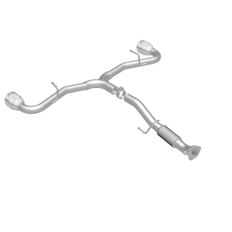 MagnaFlow Cat-Back 2015 Alfa Romeo 4C 1.7L SS 2.5in Dual Split Rear 4.in Tips exhaust system for performance upgrades.