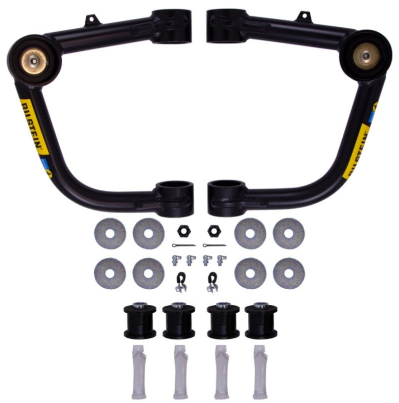 Bilstein 05-21 Toyota Tacoma B8 Front Upper Control Arm Kit with hardware for offroad truck accessories.