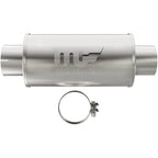 MagnaFlow Muffler Mag DSL SS 7x7x14 4in Inlet 4in Outlet for offroad performance upgrades.