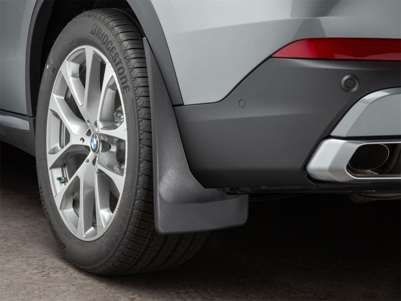 WeatherTech 24-26 BMW X5 40i Rear Mudflaps - Black Secondary image