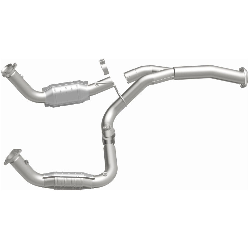 MagnaFlow Conv Direct Fit 11-16 Chevrolet Silverado 2500HD/3500HD / GMC Sierra 2500HD/3500HD catalytic converter for offroad performance upgrades.