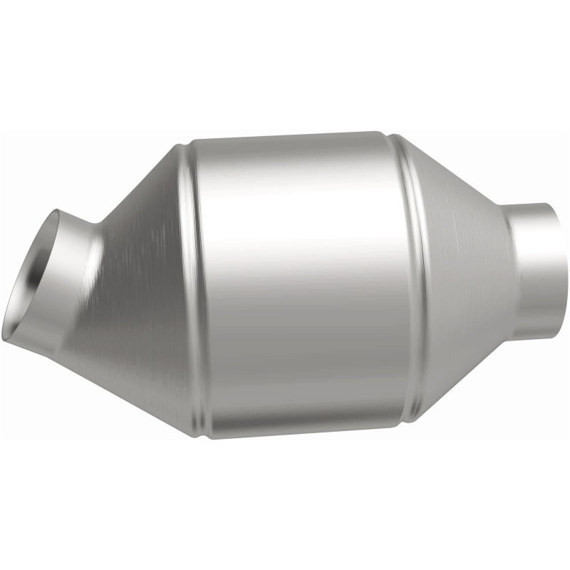 MagnaFlow Conv Universal 2.25 inch C/A 5 inch spun body catalytic converter