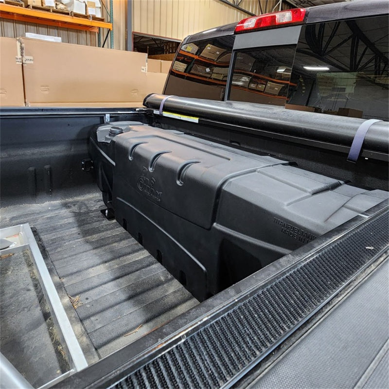 Titan Fuel Tanks Universal 50 Gallon Travel Trekker Fuel System w/Electronic Controller/Pump System in truck bed.