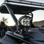Baja Designs 20-24 Polaris RZR A-Pillar Light Kit mounted on vehicle