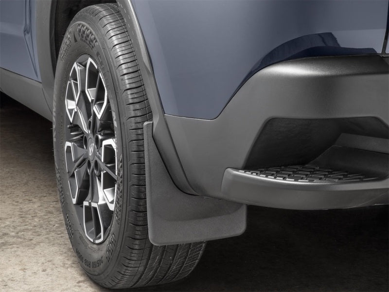 WeatherTech 22-23 Hyundai Santa Cruz (Does Not Work w/Fender Flares) No Drill Rear MudFlaps - Black Secondary image