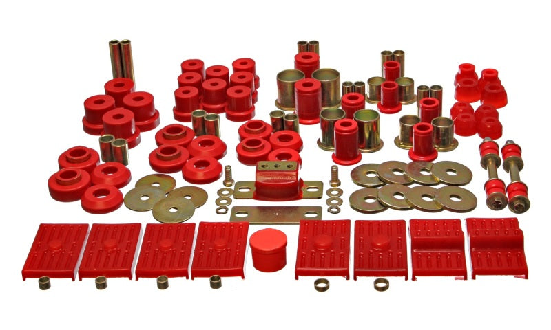 Energy Suspension 76-79 Firebird / 75-79 Nova Red Hyper-flex Master Bushing Set for performance offroad parts