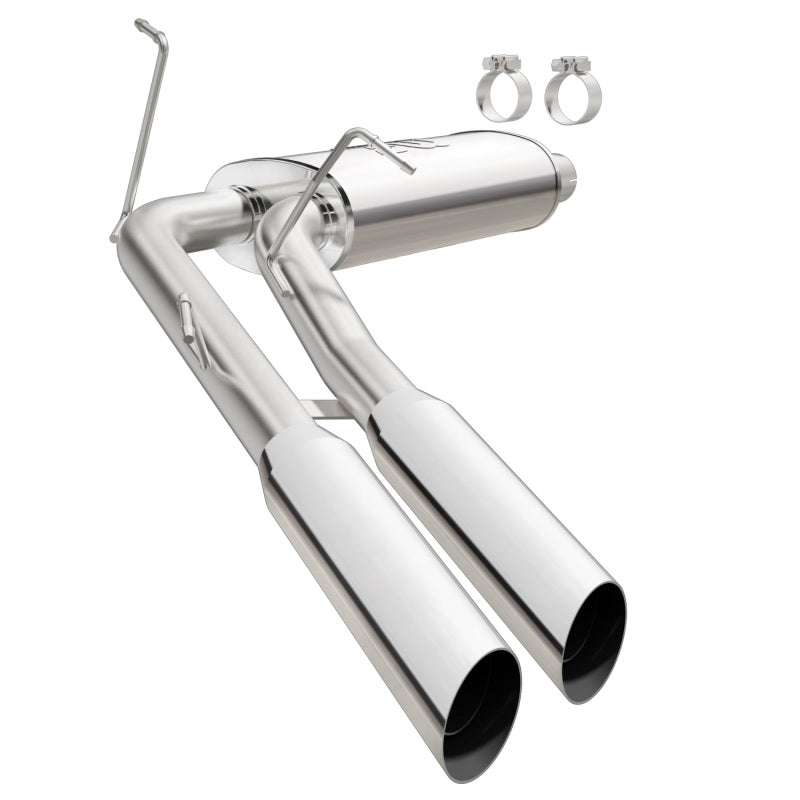 MagnaFlow 99-04 Ford F-150 V8 5.4L Supercharged Lightning SS Cat-Back Exhaust system with polished tips. Main image