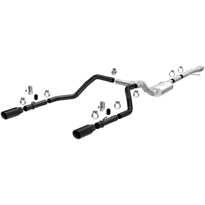 MagnaFlow 2019 Chevy Silverado 1500 V8 5.3L/V6 4.3L Street Series Dual Exit Exhaust w/ Black Tips Secondary image