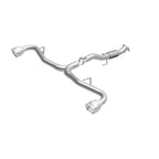 MagnaFlow Cat-Back 2015 Alfa Romeo 4C 1.7L SS 2.5in Dual Split Rear 4.in Tips exhaust system for performance upgrades.
