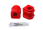 Energy Suspension 10 Chevy Camaro Red 29.5mm Front Sway Bar Bushing Set with lubricant.