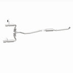 MagnaFlow 16-18 Honda Civic L4 2.0L Street Series Cat-Back Exhaust w/ Polished Tips image showing exhaust system design
