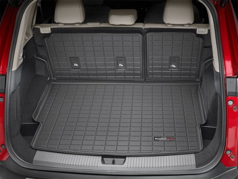 WeatherTech 2021+ Nissan Roque Cargo Liners - Black in trunk