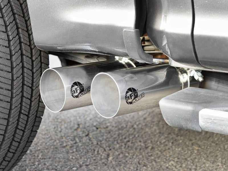 aFe Rebel 3in 409 SS Cat-Back Exhaust 2021 Ford F-150 V6 2.7L/3.5L (tt)/V8 5.0L w/ Polished Tips Secondary image