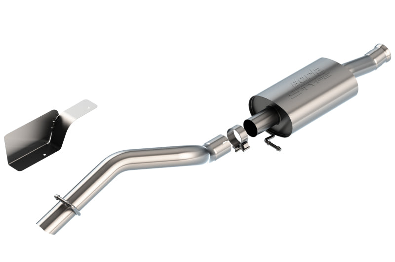 Borla 18-21 Jeep Wrangler JL 2.0L 2DR Climber 2.75in Turn Down Tip S-Type Cat-Back Exhaust for off road parts. Main image