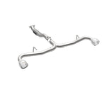 MagnaFlow Cat-Back 2015 Alfa Romeo 4C 1.7L SS 2.5in Dual Split Rear 4.in Tips - High-performance stainless exhaust system