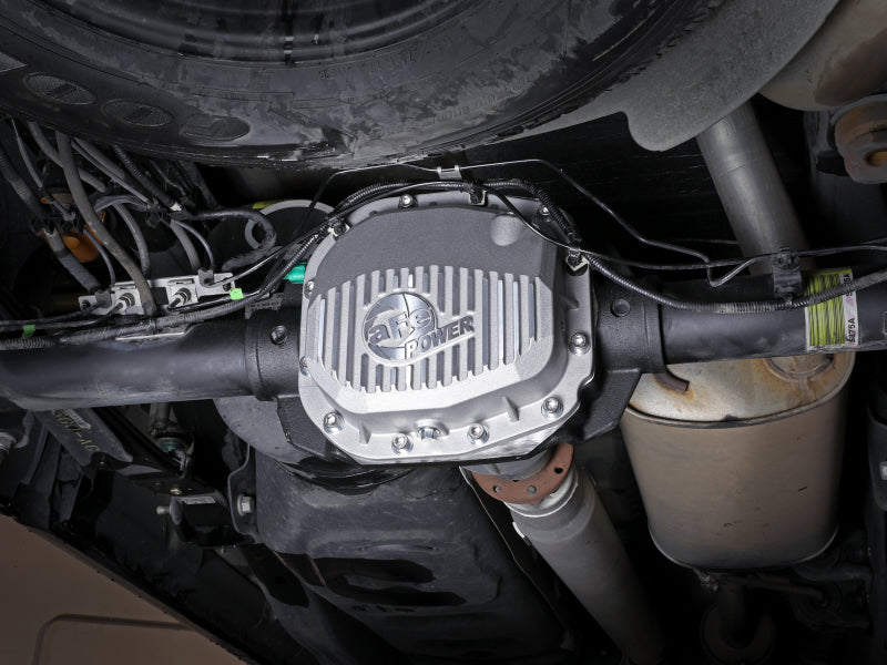 aFe Street Series Rear Differential Cover Raw w/ Fins 15-19 Ford F-150 (w/ Super 8.8 Rear Axles) Secondary image