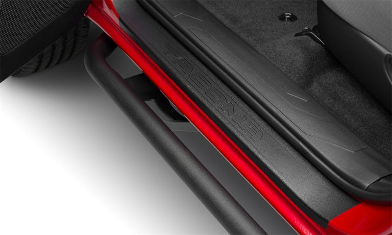 N-Fab Trail Slider Steps 16-20 Toyota Tacoma Crew Cab All Beds - SRW - Textured Black detailed view