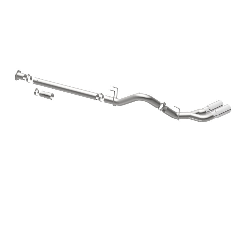 MagnaFlow 08-17 Ford F-250/F-350/F-450 4.6L/6.7 DPF-Back SS 4in Dual Single Passenger Side Rear Exit exhaust system