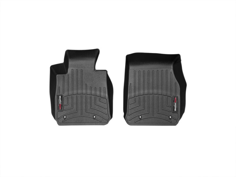 WeatherTech 12+ BMW 3-Series Front FloorLiner - Black for superior interior protection and fit.
