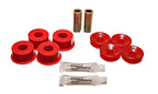 Energy Suspension 90-97 Honda Accord/Odyssey / 92-01 Prelude Red Front Shock Upper and Lower Bushing parts.