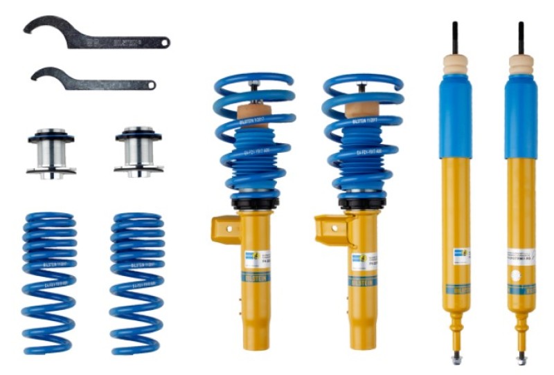 Bilstein B14 (PSS) 09-13 BMW 328i xDrive / 335i xDrive Suspension Kit with performance dampers and adjustable springs.