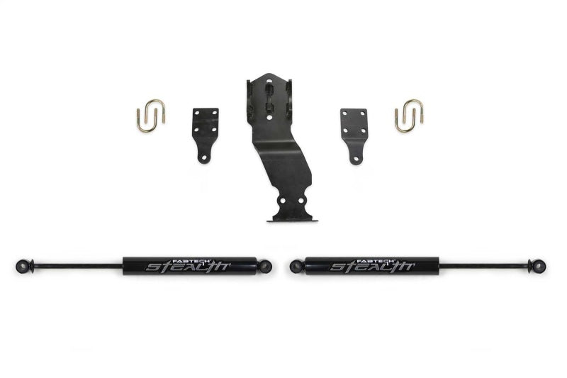 Fabtech 17-20 Ford Superduty 4WD Stealth Dual Steering Stabilizer Kit Secondary image