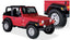 Bushwacker 97-06 Jeep TJ Max Pocket Style Flares 4pc - Black on red Jeep, off road parts and accessories for Jeep Wrangler.