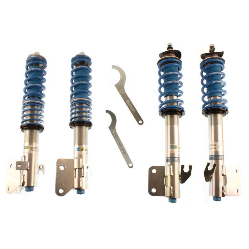 Bilstein B16 2005 Subaru Impreza WRX STI Front and Rear Performance Suspension System with blue springs