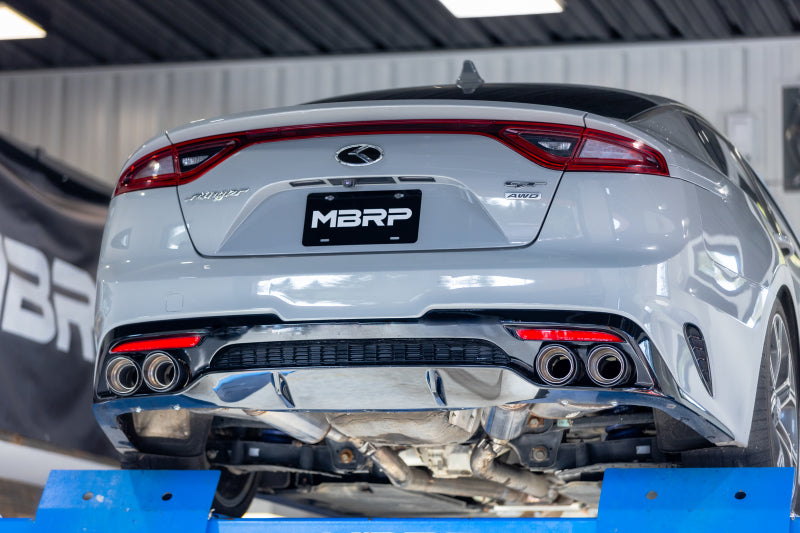 MBRP 18-22 Kia Stinger GT Bezel Kit Quad Tip CF Secondary image