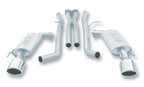 Borla 05-06 Pontiac GTO Coupe 2dr 6.0L 8cyl AT/MT 4spd/6spd RWD SS Catback Exhaust w/ inXin Pipe parts layout