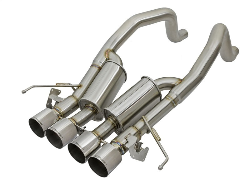 aFe MACHForce XP 3in-2 1/2in Axle Back 304SS Exhaust w/ Polished Tips 15-17 Chevy Corvette Z06 Secondary image