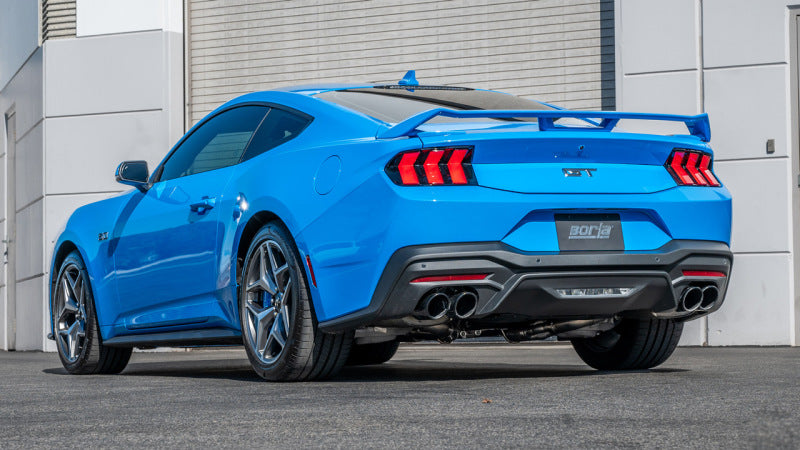 Borla 2024 Ford Mustang GT 5.0L V8 w/ Active Exhaust ATAK Cat-Back Exhaust System - Black Chrome Secondary image
