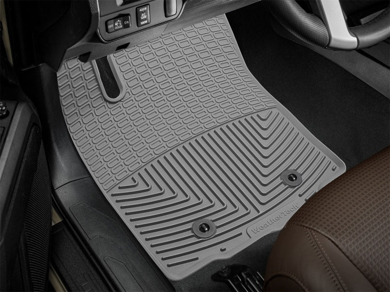 WeatherTech 2018+ Toyota Tacoma Front Rubber Mats - Grey Secondary image