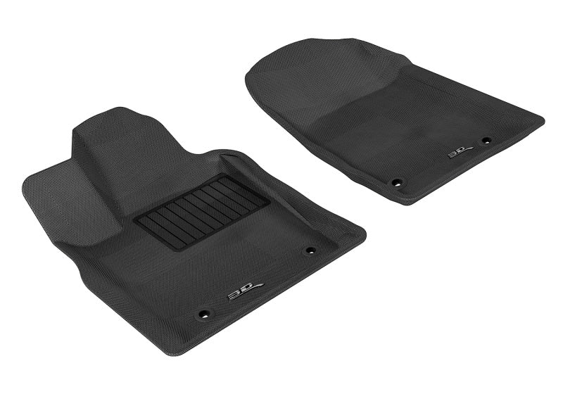3D MAXpider 2013-2020 Dodge/Jeep Grand Cherokee/Durango Kagu 1st Row Floormat - Black Main image