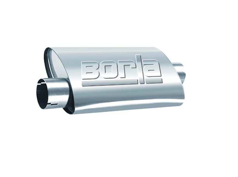 Borla 2.5in Inlet/Outlet Center/Offset Oval ProXS Muffler for offroad performance upgrades