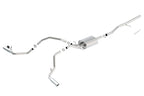 Borla 14 Chev/GMC Silverado/Sierra 1500 CC/SB C/B ATAK 3.5x2.25in Singl Rnd Rlld AnglCt Splt Sd exhaust system components