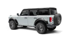 Bushwacker 2021+ Ford Bronco 4-Door Extend-A-Flares 4pc - Black on off-road vehicle