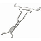 MagnaFlow 07 Audi Q7 V8 4.2L Dual Split Rear Exit Stainless Cat-Back Perf Exhaust system for performance upgrades