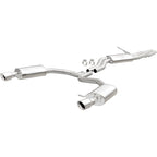 MagnaFlow Sys C/B 12-15 Audi A6 / A7 3.0L V6 SS 2.5in Dual Split Rear Ext 4in Tips complete exhaust system.