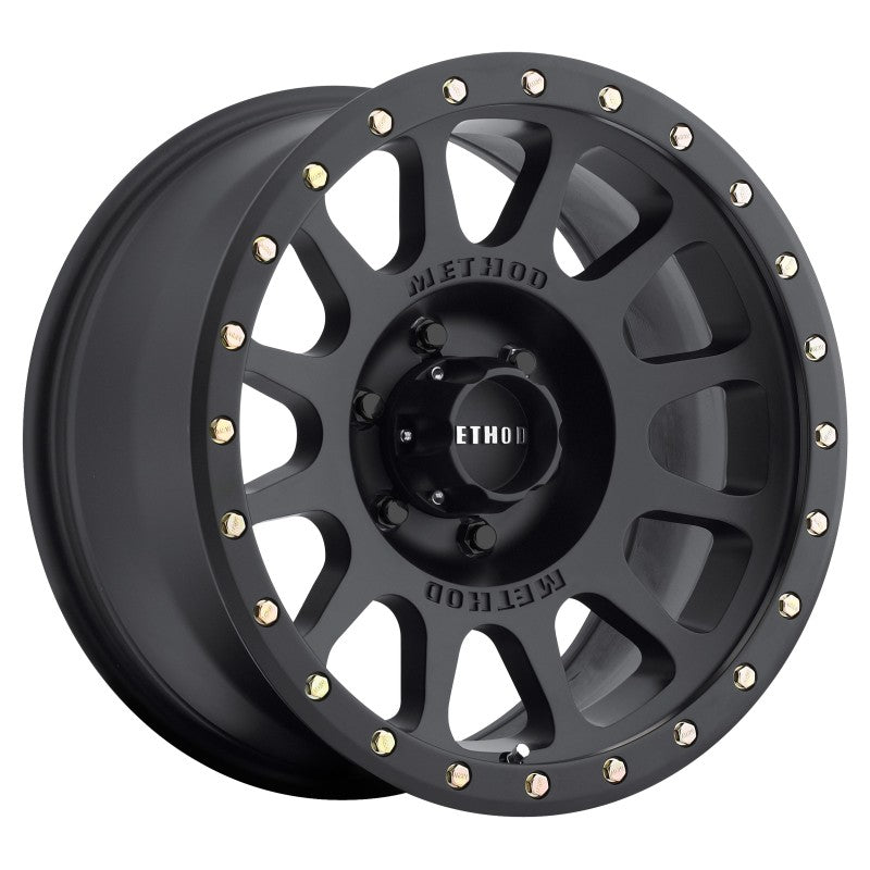 Method MR305 NV 18x9 0mm Offset 6x5.5 108mm CB Matte Black Wheel Secondary image