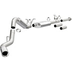MagnaFlow Stainless Cat-Back Exhaust 2015 Chevy Silverado 2500HD 6.0L P/S Rear Exit 5in. Offroad performance upgrades.