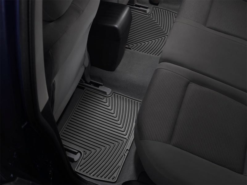 WeatherTech 10+ BMW 7-Series (F01) Rear Rubber Mats - Black Secondary image